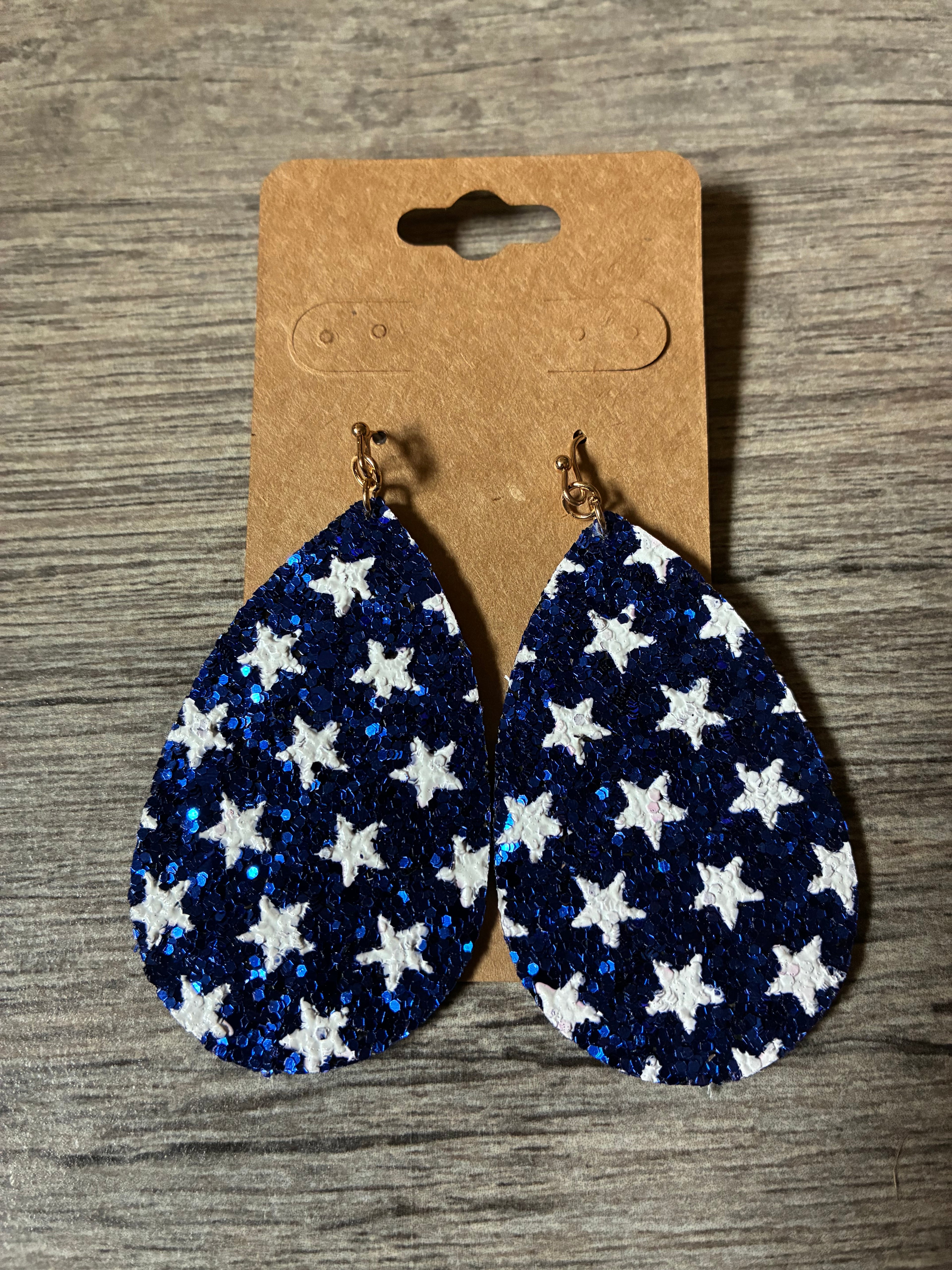 Stars Teardrop Earrings