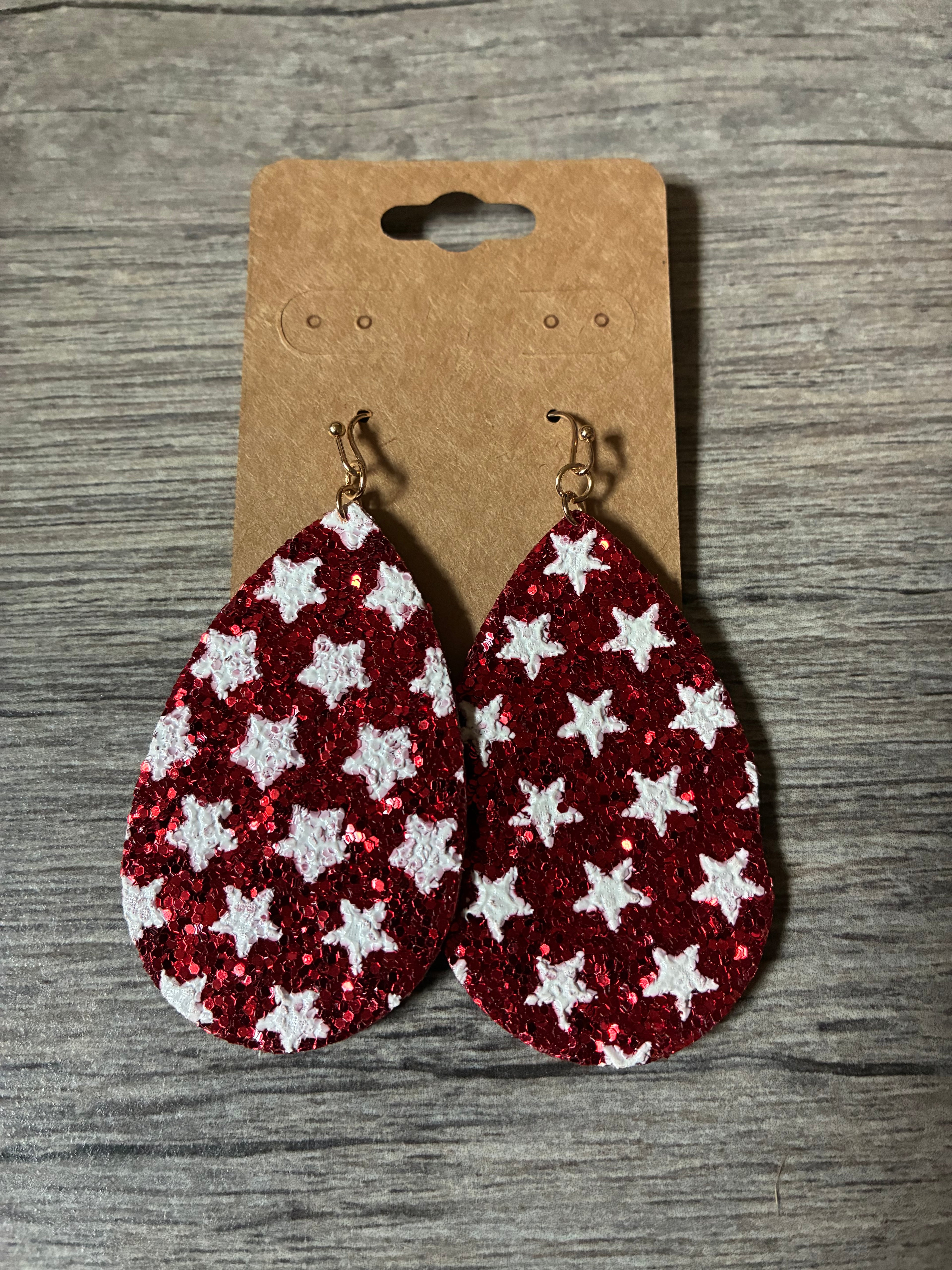 Stars Teardrop Earrings