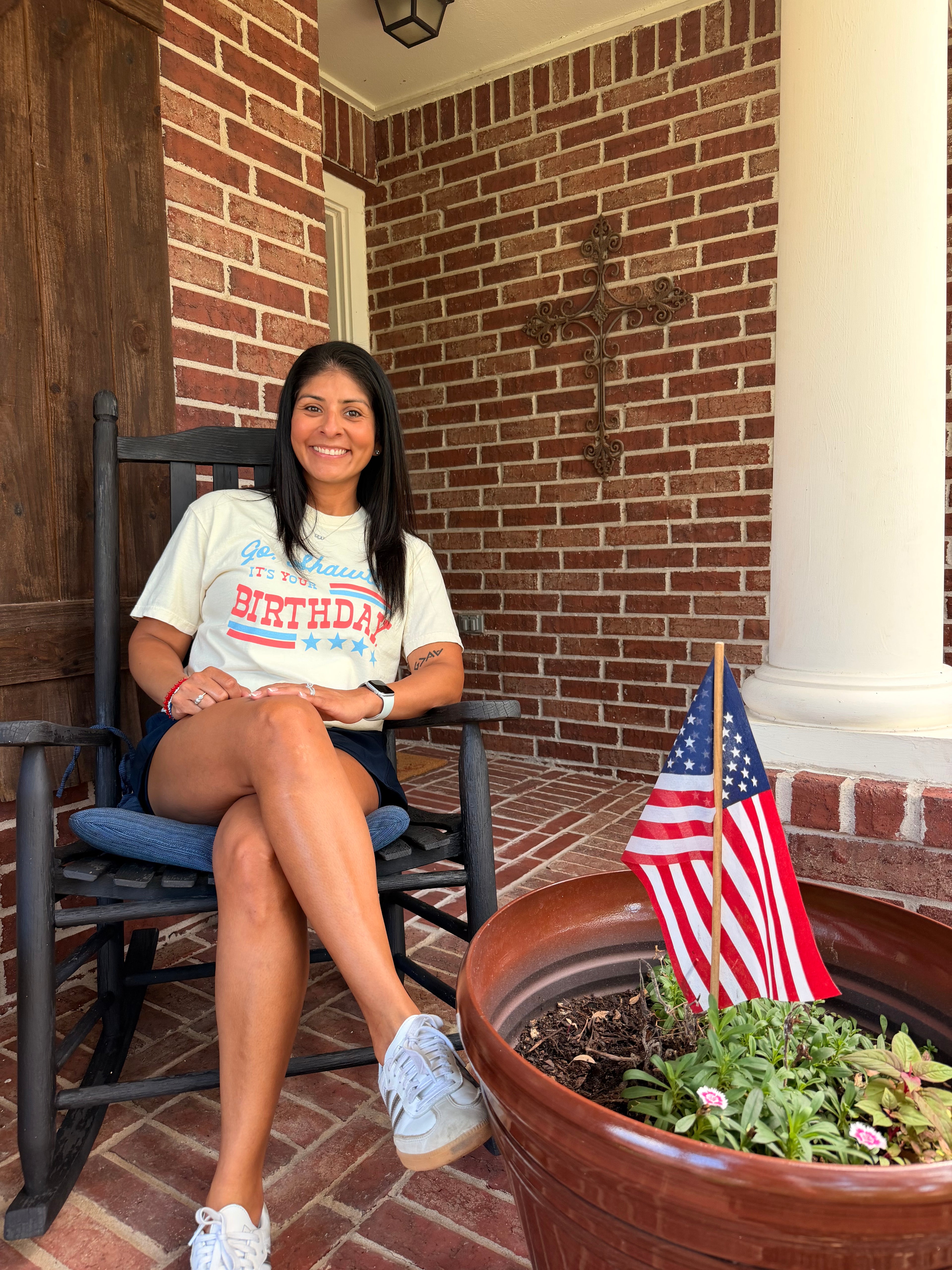 4th of July Birthday Shirt Patriotic Graphic Tee America