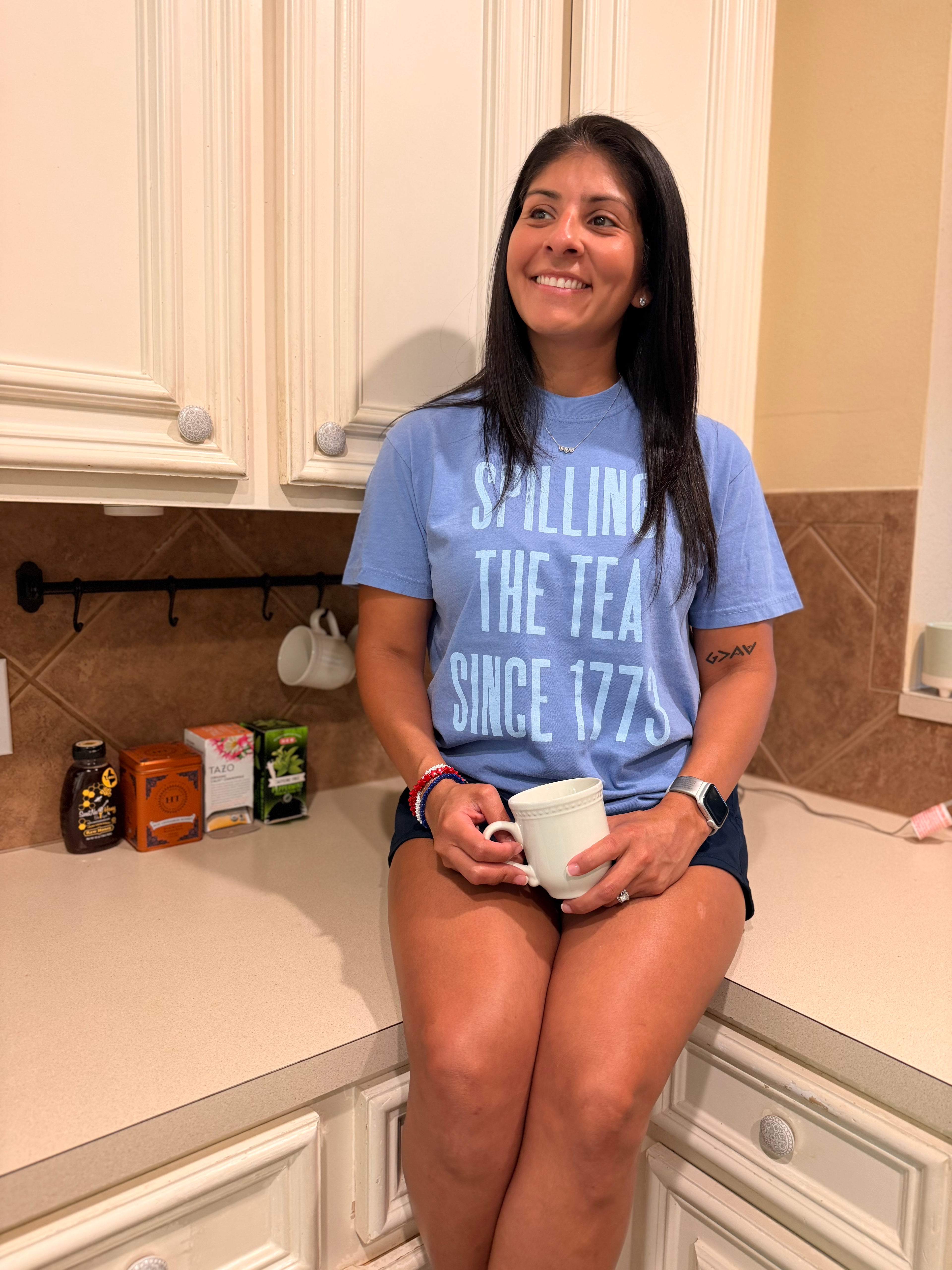 Spilling the Tea Since 1773 Tee, 4th of July